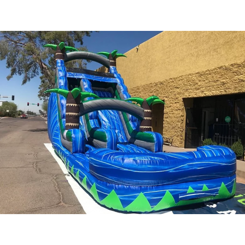 19_foot_marble_blue_waterslide_with_pool